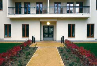 Apartment house, No. 79, Choriner Strasse, Berlin, Entrance